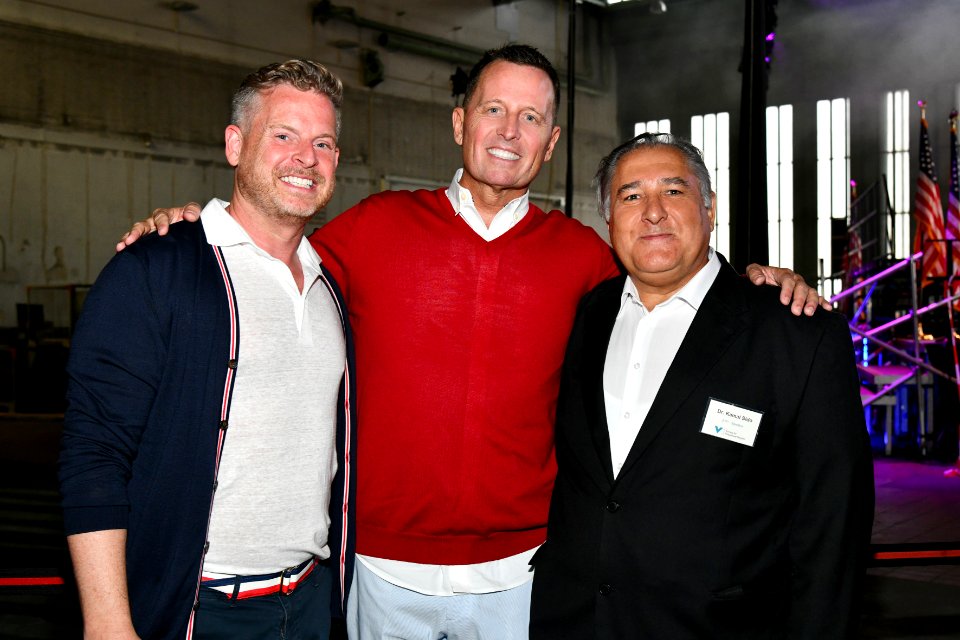 Matt Lashey, Richard Grenell, and Kamal Sido, 4th of July 2019 in Berlin