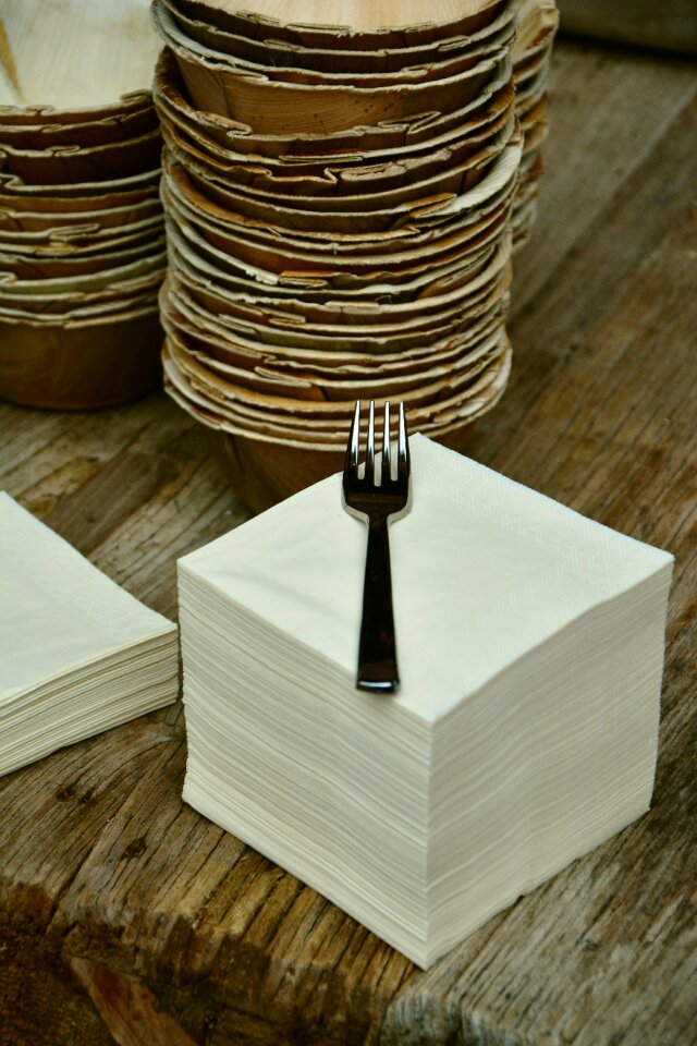 Cardboard tableware gastronomy eat