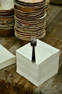 Cardboard tableware gastronomy eat