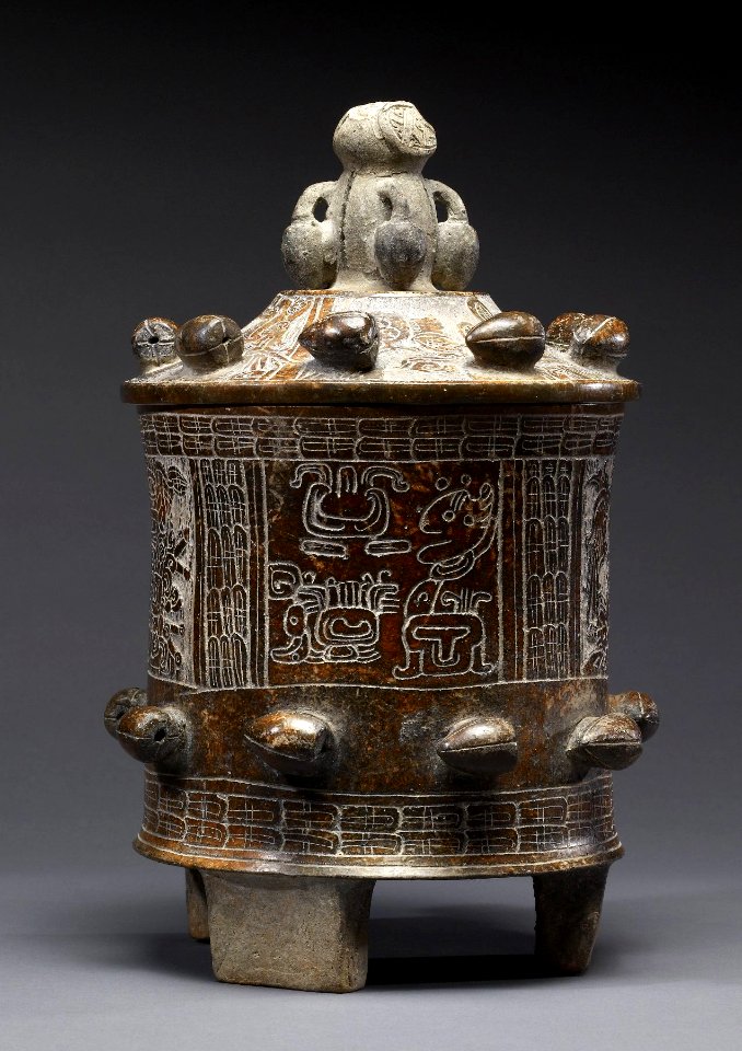Mayan - Lidded Vessel - Walters 20092039 - Side A