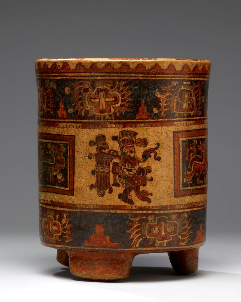 Mayan - Tripod Vessel - Walters 20092034 - Side D