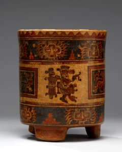 Mayan - Tripod Vessel - Walters 20092034 - Side D
