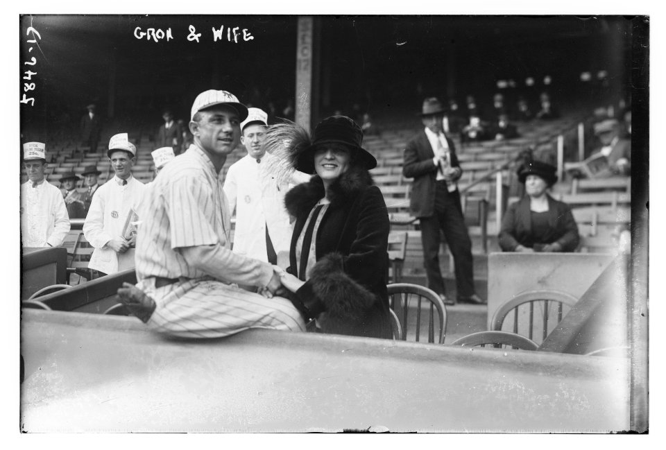 Mr. & Mrs. Heinie Groh, New York NL (baseball) LCCN2014715196