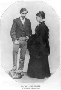 Mr. and Mrs. Gilder at the time of their marriage LCCN2003671191