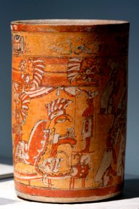 Maya cylinder vase Soleil de nuit lot61 n5