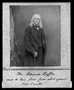 Mr. Edmund Ruffin, said to have fired first shot against Fort Sumter LCCN99471869