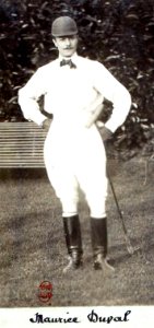 Maurice Raoul-Duval en 1898 (polo)