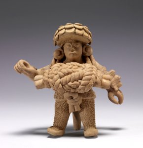 Mayan - Standing Figure with a Tied-Rope Pectoral - Walters 482782