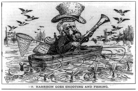 Mr. Harrison goes shooting and fishing LCCN91482919