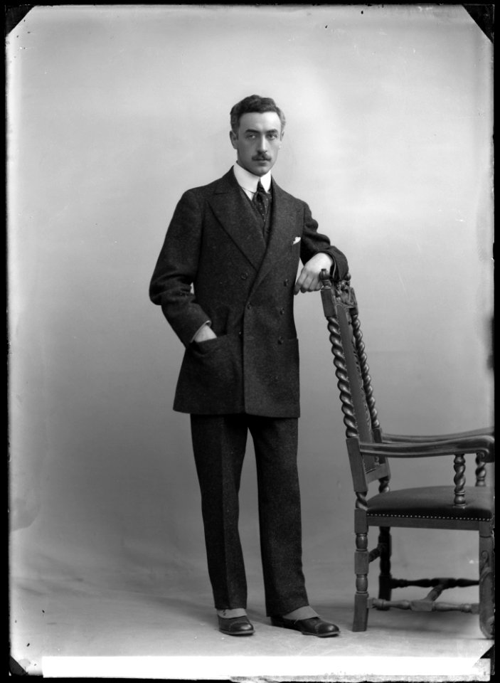 Mauritz Stiller in Äkta makar at Lilla teatern 1911 - SMV - NS065