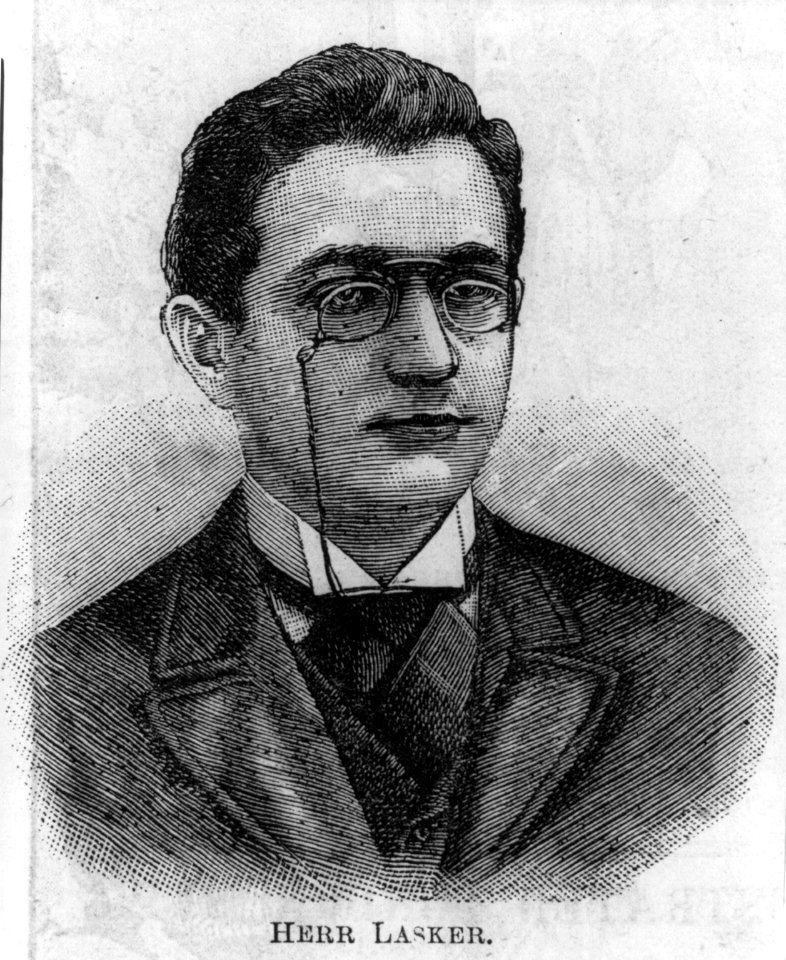 Mr. Lasker, head and shoulders, facing right LCCN2007677066