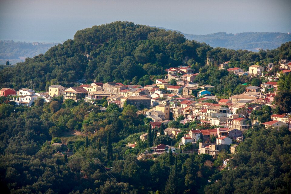 Buildings houses mountain
