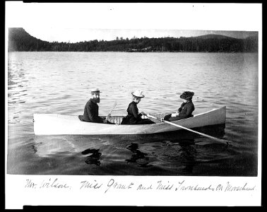 Mr. Wilson, Miss Grant and Miss Townsend, on Moosehead LCCN95514483