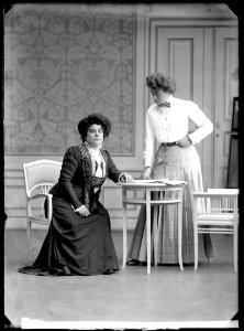 Mrs Warrens yrke, Svenska teatern 1908. Rollporträtt - SMV - GF008