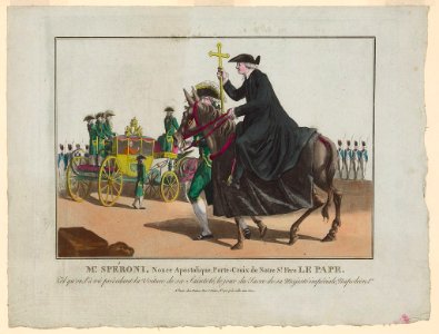 Mr. Spéroni, nonce apostolique, porte-croix de Notre St. Père Le Pape LCCN2007677543