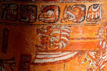 Maya cylinder vase Soleil de nuit lot61 n3