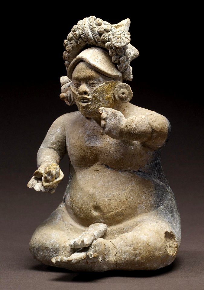 Mayan - Dwarf Figurine - Walters 20092036 - View A