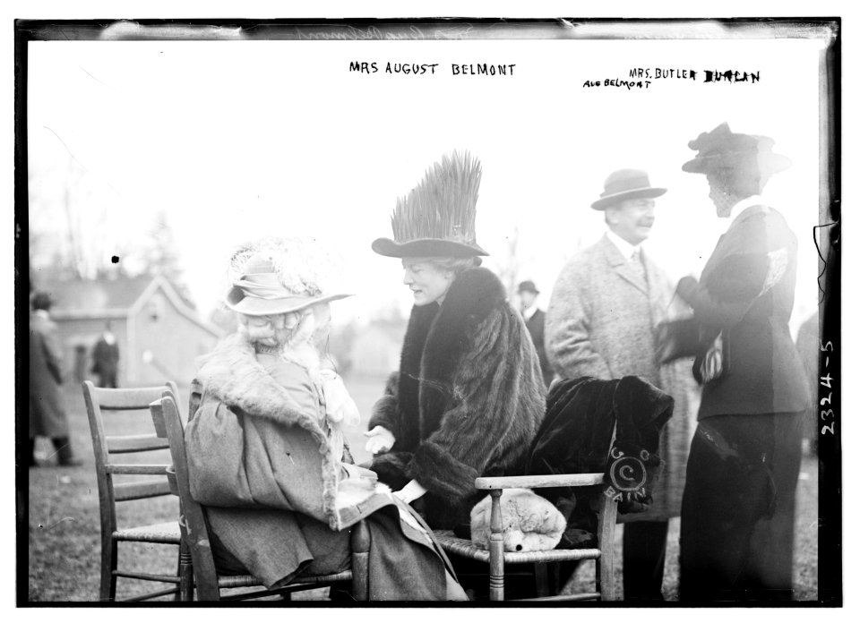 Mrs. August Belmont; Aug. Belmont; and Mrs. Butler Duncan LCCN2014689881