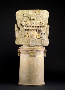 Mayan - Incense Burner - Walters 20092057 - Front View B