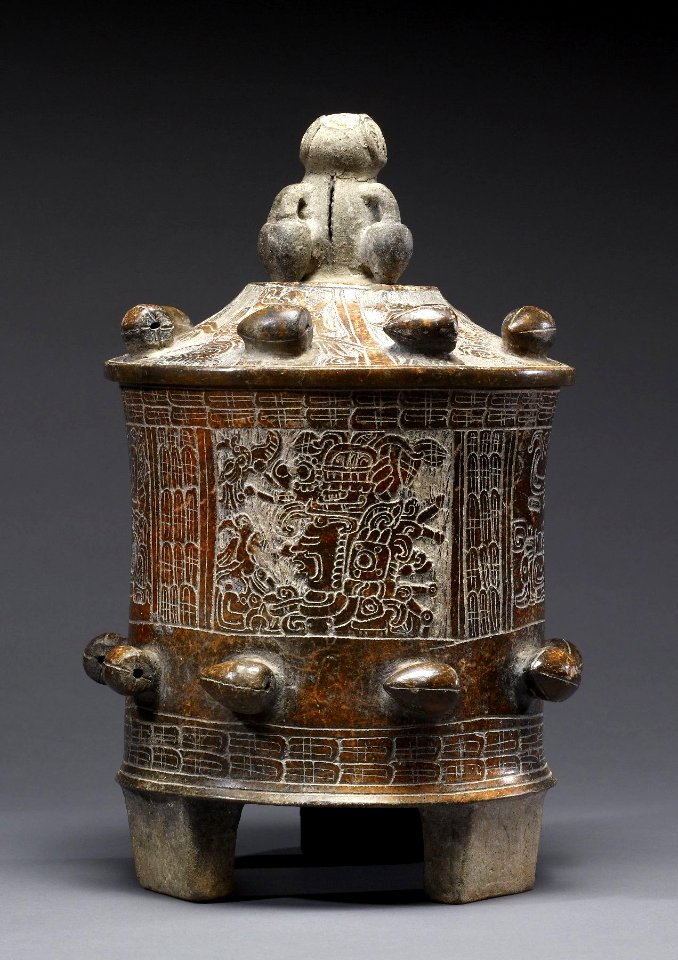 Mayan - Lidded Vessel - Walters 20092039 - Side B