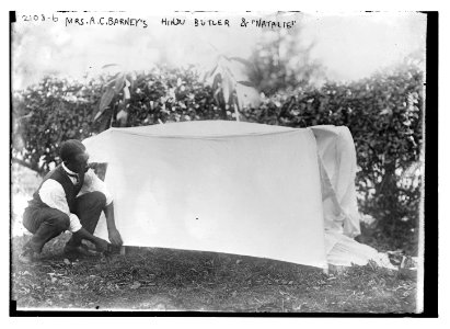Mrs. A.C. Barney's Hindu butler and Natalie LCCN2014688778