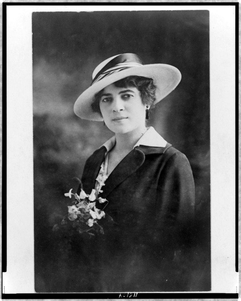 Mrs. Clarice Margoles Baright, head-and-shoulders portrait postcard, facing front LCCN97510112
