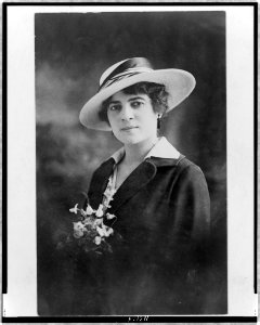 Mrs. Clarice Margoles Baright, head-and-shoulders portrait postcard, facing front LCCN97510112