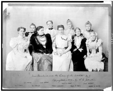 Mrs. Cleveland and the ladies of the Cabinet, no. 2 LCCN91783748
