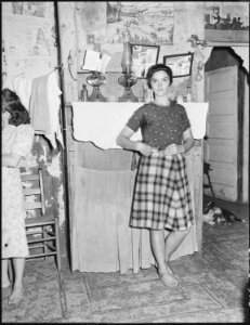 Mrs. Edna Lingar whose father, husband and brothers have all worked in the mines. Kentucky Straight Creek Coal... - NARA - 541244