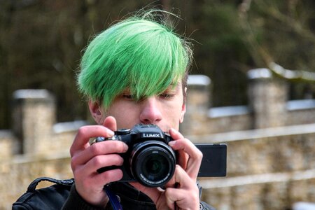 Paparazzi hair color photograph