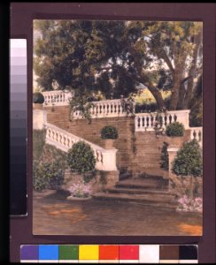 Mrs. Francis Lemoine Loring house, 700 South San Rafael Avenue, San Rafael Heights, Pasadena, California. View to staircase LCCN2008678700
