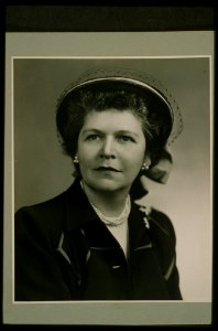 Mrs. Georgia Neese Clark, head-and-shoulders portrait, facing slightly left LCCN2001695541