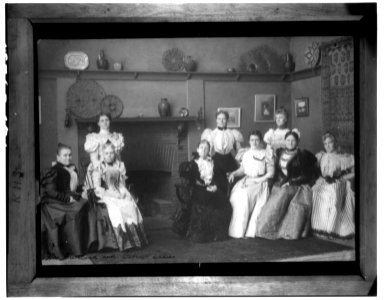 Mrs. Grover Cleveland and cabinet ladies LCCN2001703905