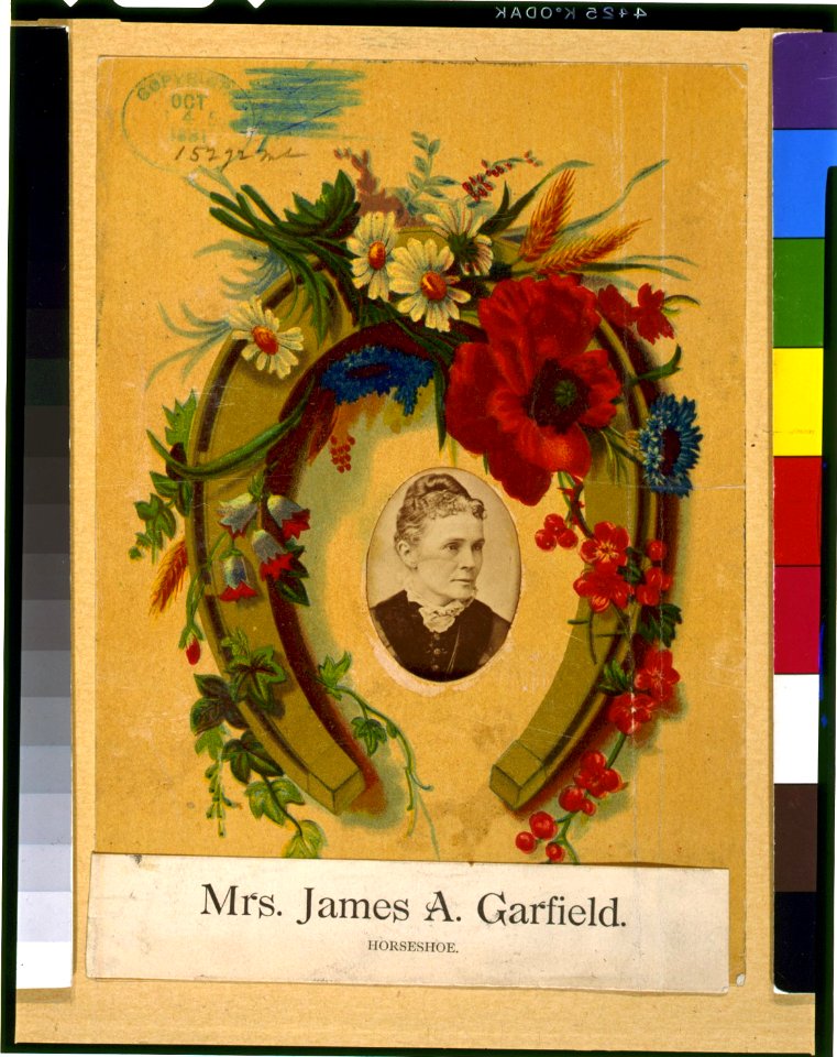 Mrs. James A. Garfield-Horseshoe LCCN95514823