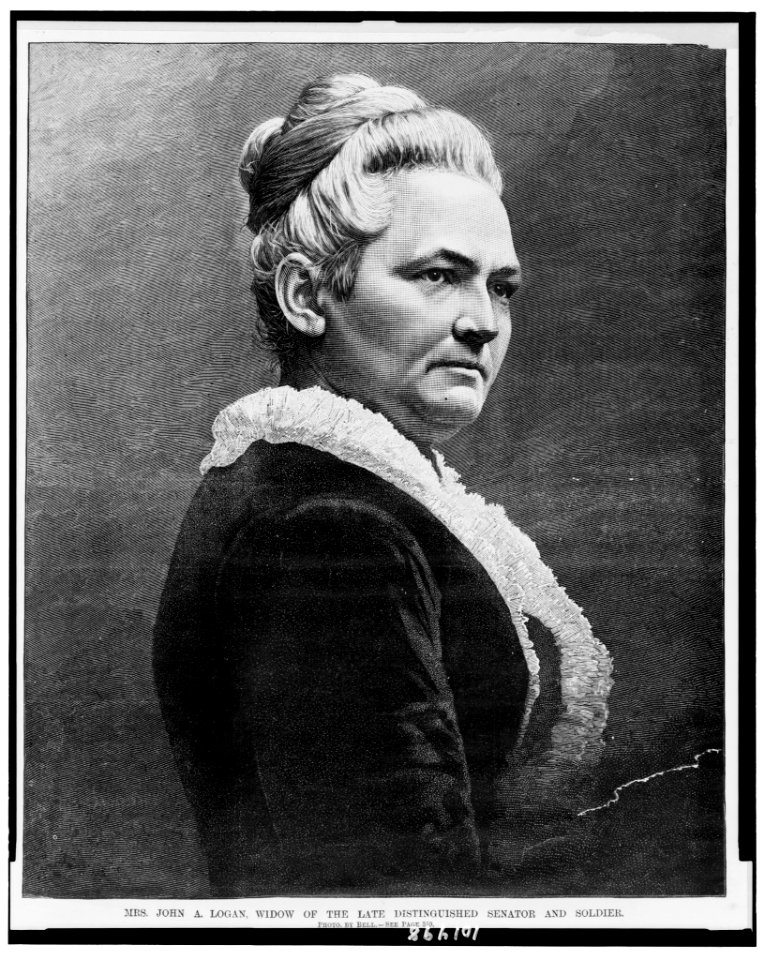 Mrs. John A. Logan, widow of the late distinguished senator and soldier - photo. by Bell. LCCN90711645