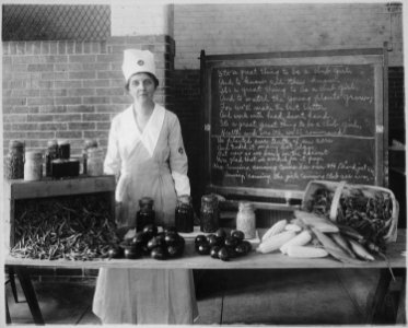 Mrs. Mina C. van Winkle of Newark, New Jersey, in uniform of Food Administration. She was president of Woman's Political - NARA - 512734