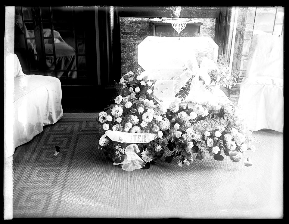Mrs. Selma Snook, Dog funeral LCCN2016823804