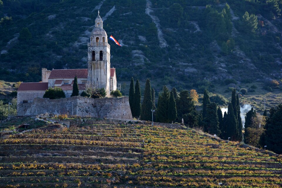 Adriatic island village photo