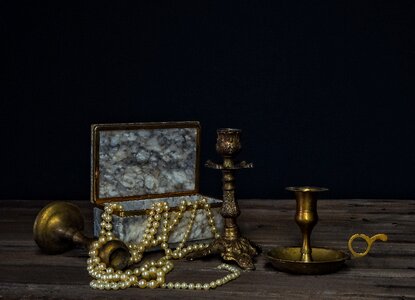 Gold chest antique