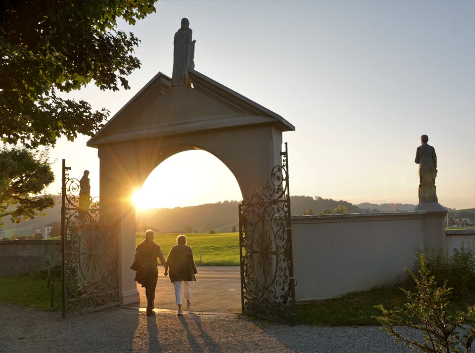 Cemetery einsiedeln summer