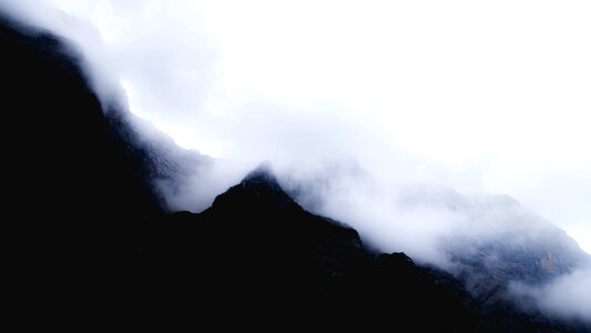 Landscape fog cold