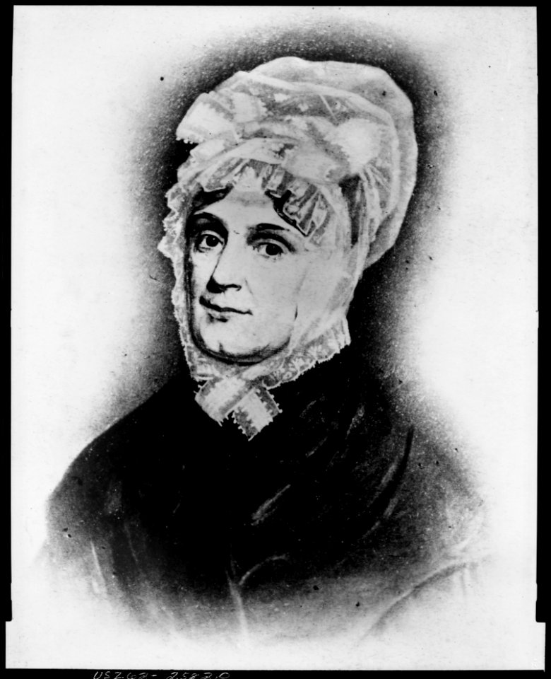 Mrs. William Henry Harrison, head-and-shoulders portrait, facing left LCCN96525570