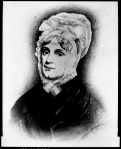 Mrs. William Henry Harrison, head-and-shoulders portrait, facing left LCCN96525570