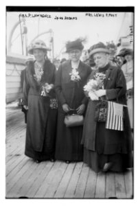 Mrs. P. Lawrence, Jane Addams, Mrs. Lewis F. Post LCCN2014698780 photo