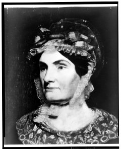 Mrs. William Henry Harrison, head-and-shoulders portrait, facing left LCCN2014648330