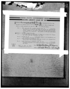Mrs. Wilson's Liberty Loan card LOC hec.13739