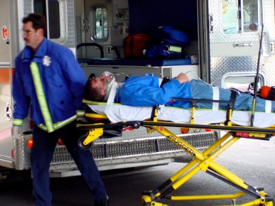 MS1 on stretcher