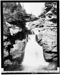 Mt. Mitchell Reservation. Lower falls of the Linville River. Mitchell County, N.C. LCCN90715629