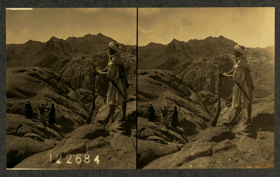 Mt. Sinai from the north, viewed from an elevation of 6740 ft. from the summit of Jebel Meraja LCCN2004672852
