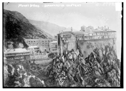 Mt. Athos - Simonopetro Convent (i.e., Simonopetra Monastery) LCCN2014691197